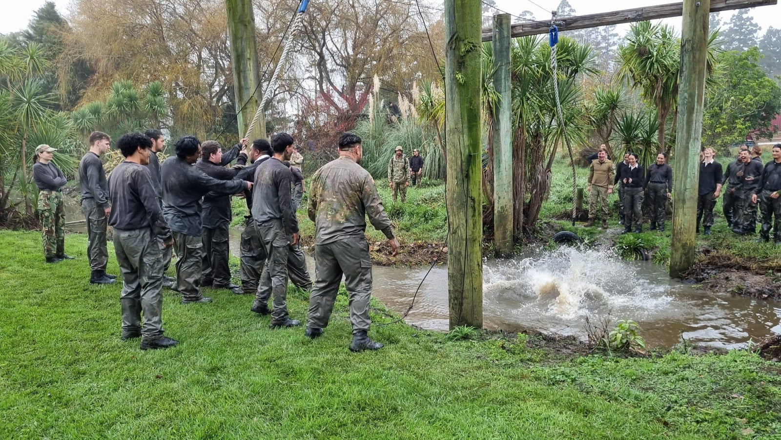 Limited Service Volunteer Course Participants at Action Matakana