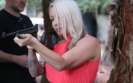 Gas Powered Rifles & Pistol Target Shooting