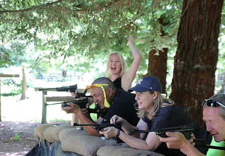Gas Powered Rifles & Pistol Target Shooting